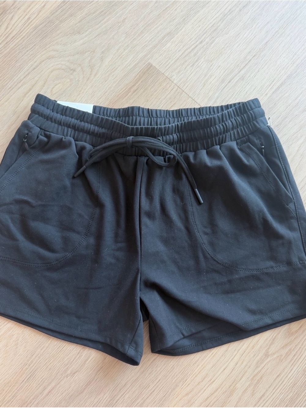 NWT Rachel Zoe Black Athletic Drawstring Shorts